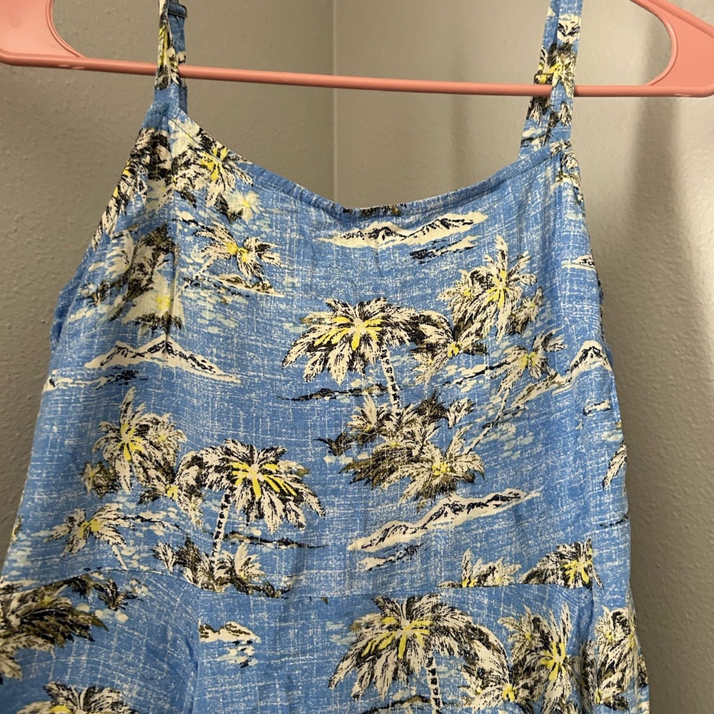 Gap Light Blue Patterned Dress - image 2